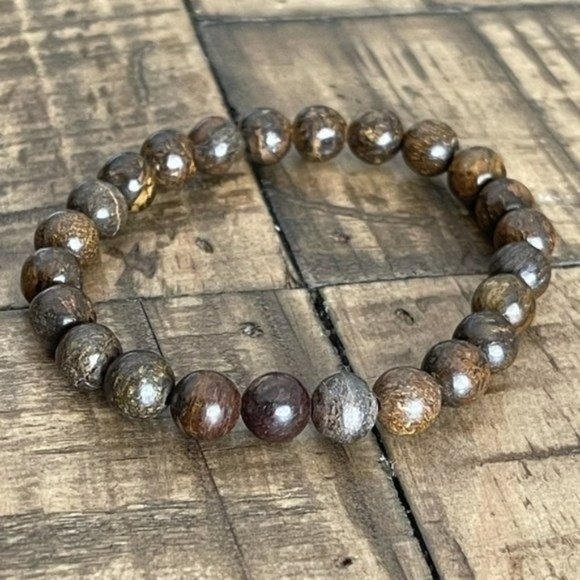 goddess zodiac Other - 8mm Bronzite Chakra Stretch Bracelet
